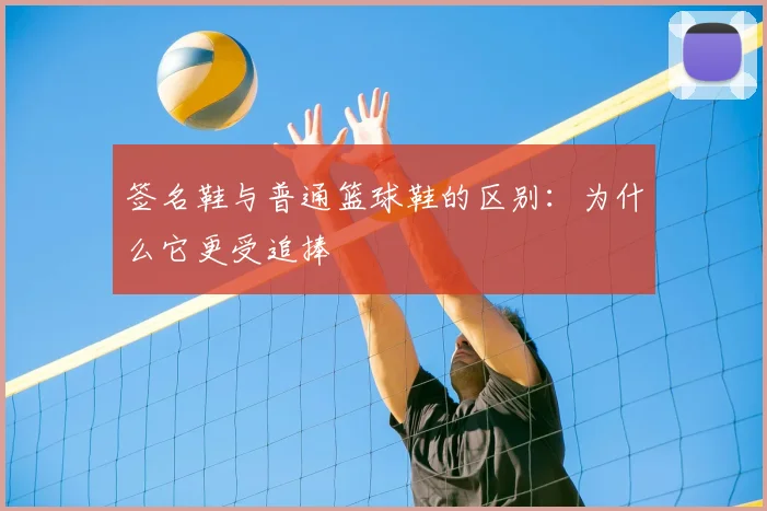 签名鞋与普通篮球鞋的区别:为什么它更受追捧